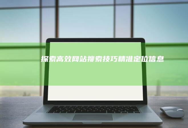 探索高效网站搜索技巧：精准定位信息